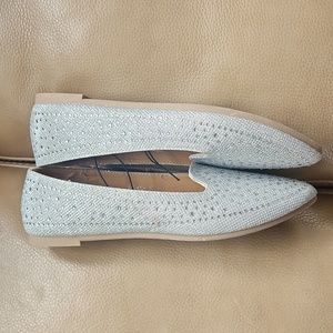 Rampage | Shoes | Rampage Rhinestone Smoking Shoe Loafers Slipon Silver ...